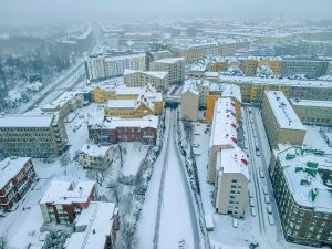Luminen kaupunki, ilmakuva